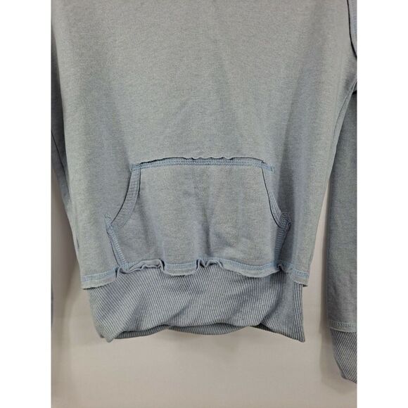 Gap Juniors Hoodie.  Light Blue, Size Small.  Pouch Front Pocket, Soft And Warm. - Picture 4 of 6